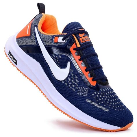 tenis nike azul marinho com laranja|Tênis Nike na cor azul .